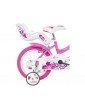 DINO Bikes - Children's bike 16" Flappy Pink