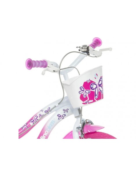 DINO Bikes - Children's bike 16" Flappy Pink