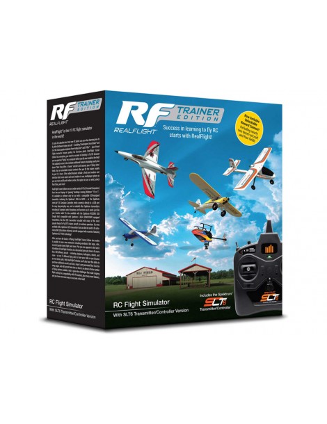 "RealFlight Trainer Edition" RC skrydžio simuliatorius su SLT6 siųstuvu / valdikliu