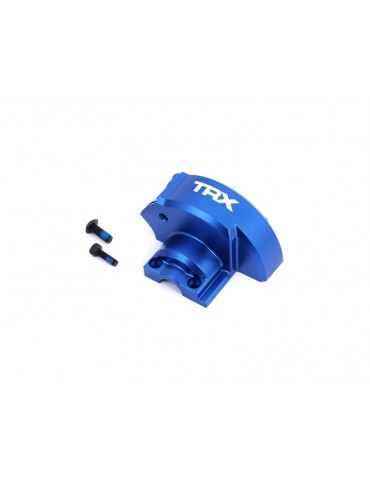 Traxxas Cover, gear (blue-anodized 6061-T6 aluminum)