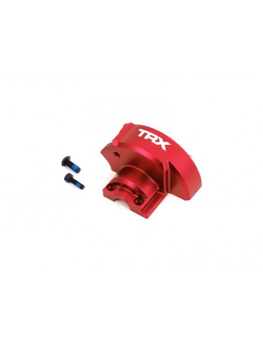 Traxxas Cover, gear (red-anodized 6061-T6 aluminum)
