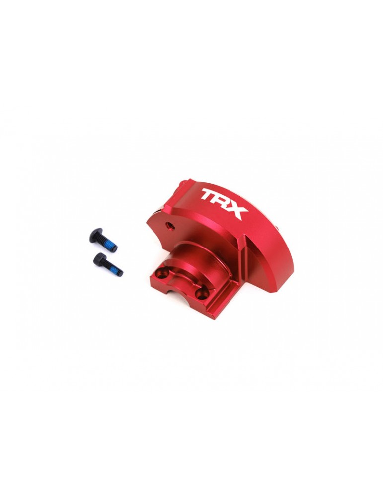 Traxxas Cover, gear (red-anodized 6061-T6 aluminum)