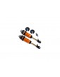 Traxxas Shocks, GTR xx-long orange-anodized, PTFE-coated bodies with TiN shafts (2)