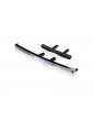 Traxxas Bumper, front (chrome)/ bumper mount (2)