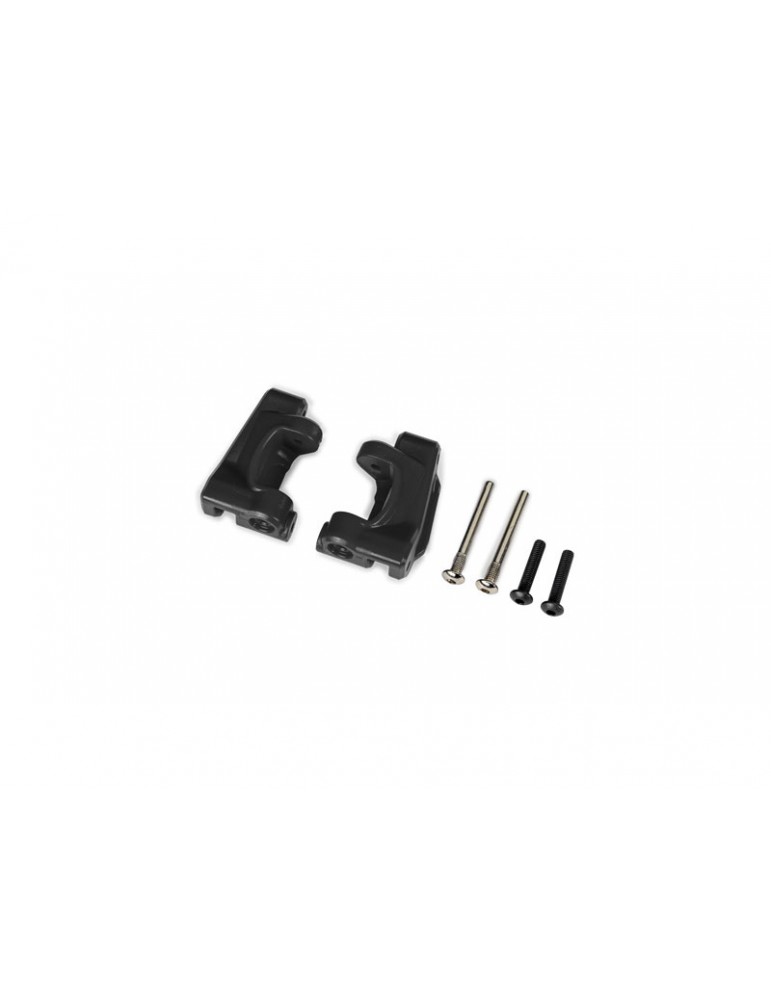 Traxxas Caster blocks (c-hubs), extreme heavy duty, black (for use with 9180 and 9181)