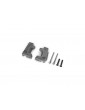 Traxxas Caster blocks (c-hubs), extreme heavy duty, gray (for use with 9180 and 9181)