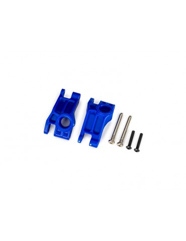 Traxxas Carriers, stub axle, rear, extreme heavy duty, blue (for use with 9180, 9181, 9182)