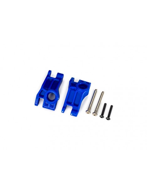 Traxxas Carriers, stub axle, rear, extreme heavy duty, blue (for use with 9180, 9181, 9182)