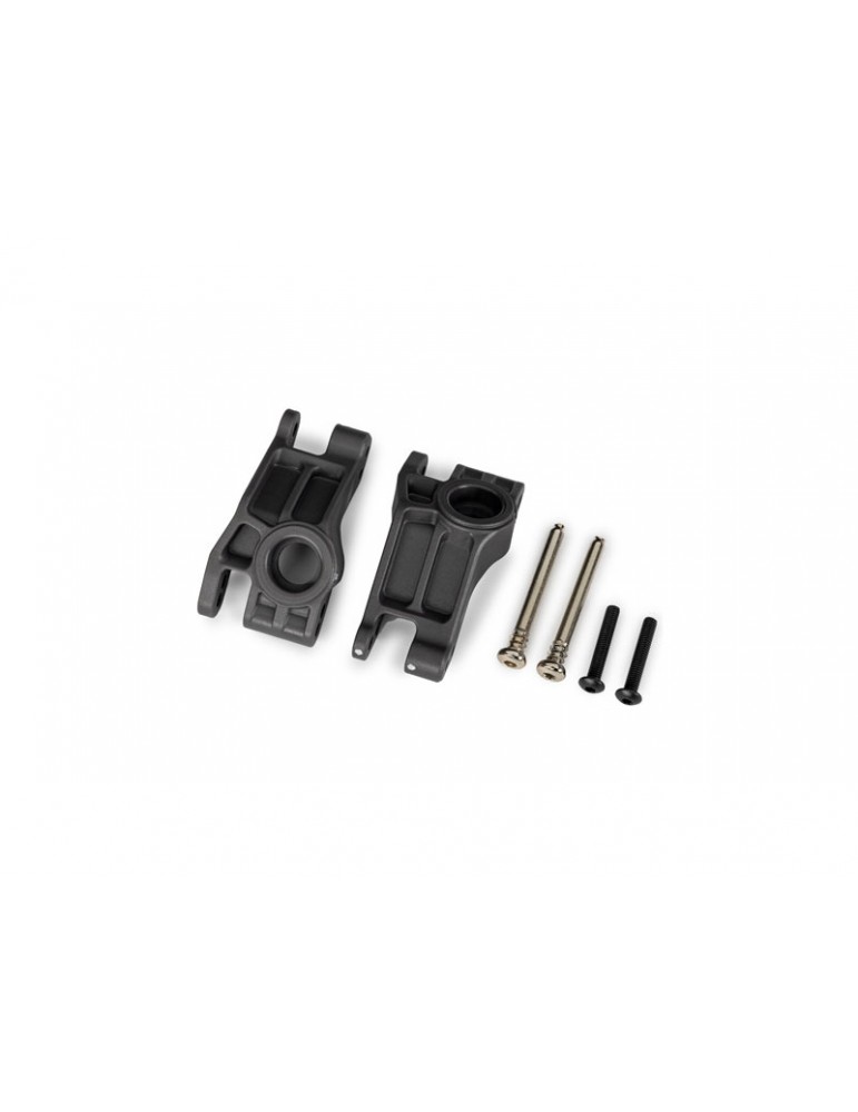 Traxxas Carriers, stub axle, rear, extreme heavy duty, gray (for use with 9180, 9181, 9182)