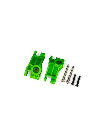 Traxxas Carriers, stub axle, rear, extreme heavy duty, green (for use with 9180, 9181, 9182)