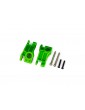 Traxxas Carriers, stub axle, rear, extreme heavy duty, green (for use with 9180, 9181, 9182)