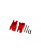 Traxxas Carriers, stub axle, rear, extreme heavy duty, red (for use with 9180, 9181, 9182)