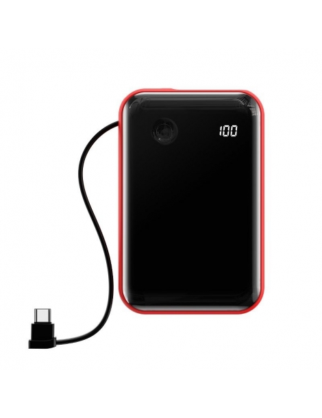 Maitinimo šaltinis Baseus Mini S 3A 10000mAh Red Type-C