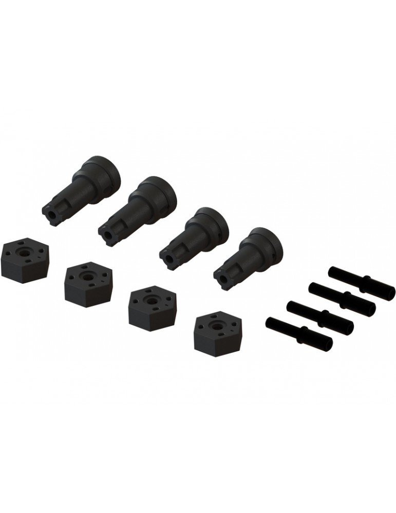 Arrma Wheel Axle and Hub Set B: GROM