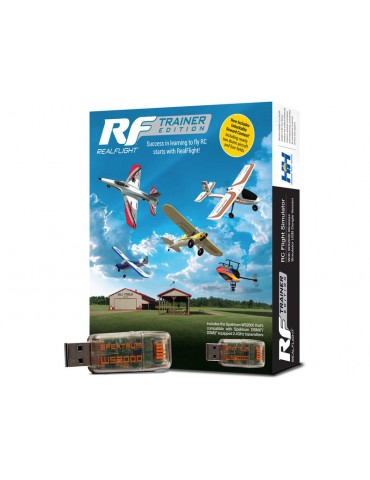 RealFlight Trainer Edition RC Flight Simulator with WS2000 Wireless Simulator USB Dongle