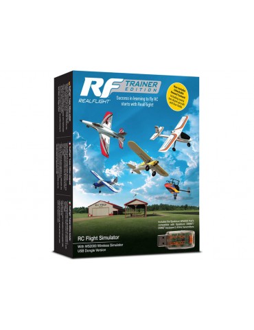 RealFlight Trainer Edition RC Flight Simulator with WS2000 Wireless Simulator USB Dongle