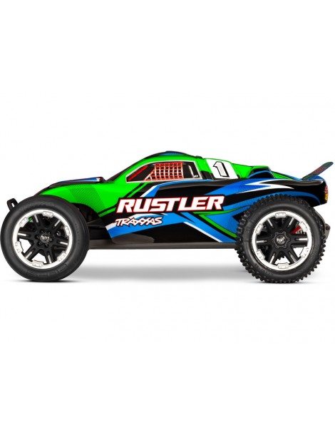 Traxxas Rustler 1:10 HD RTR Žalia