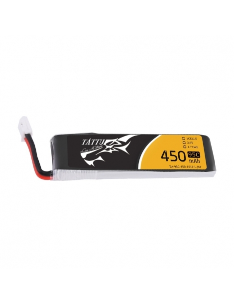 Akumuliatorius Tattu 450mAh 95C 3.8V HV 1S1P