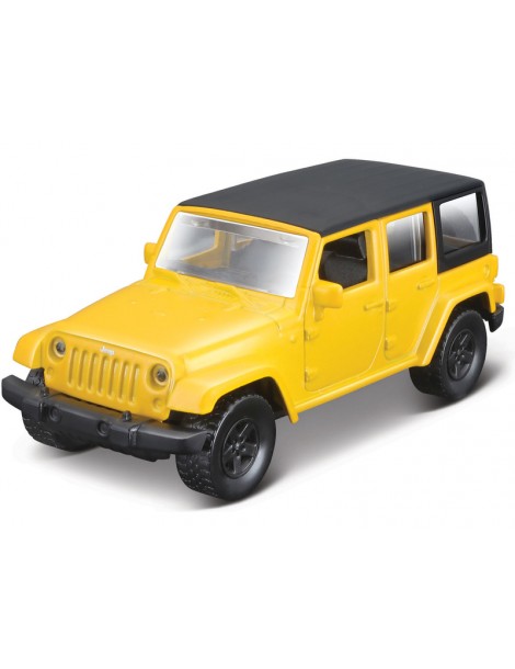 Maisto Jeep Wrangler Unlimited 2015 1:41 yellow