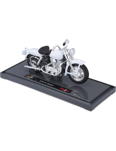 Maisto Harley-Davidson K Model 1952 motociklo modelis 1:18 ant plastikinio pagrindo – CyborgShop