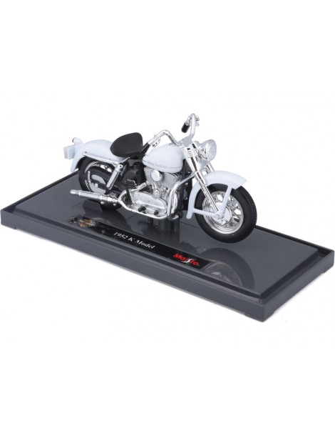 Maisto Harley-Davidson K Model 1952 motociklo modelis 1:18 ant plastikinio pagrindo – CyborgShop