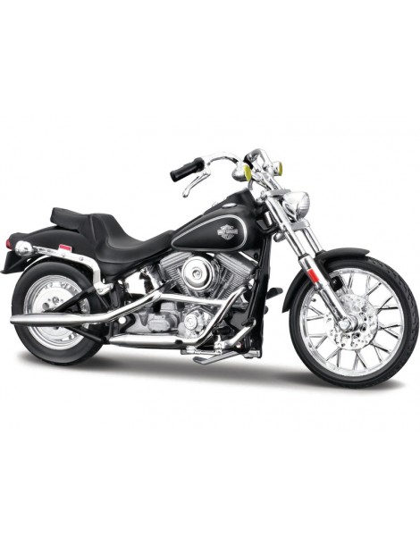 Maisto Harley-Davidson FXST Softail 1984 1:18 (Matinė Juoda)