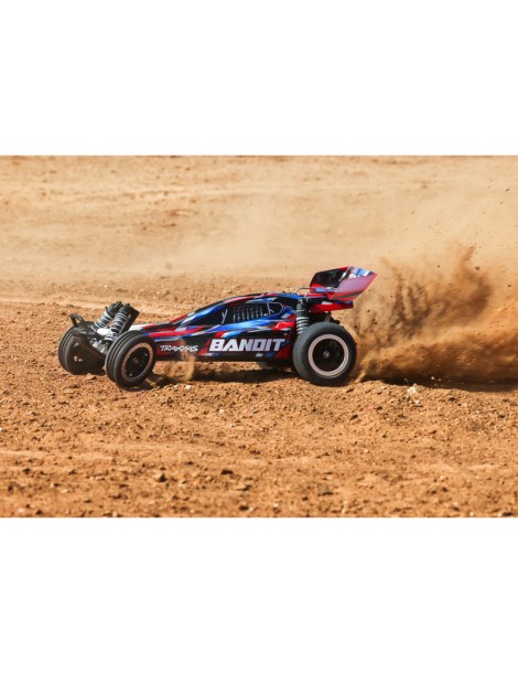 Traxxas Bandit 1:10 HD RTR (Raudonas)