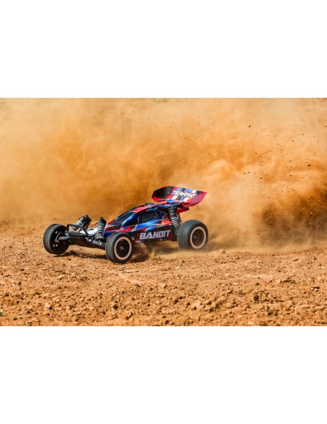 Traxxas Bandit 1:10 HD RTR (Raudonas)