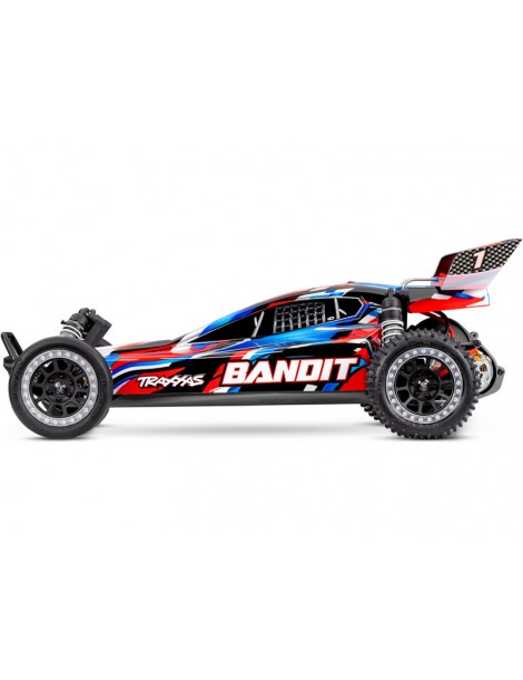 Traxxas Bandit 1:10 HD RTR (Raudonas)