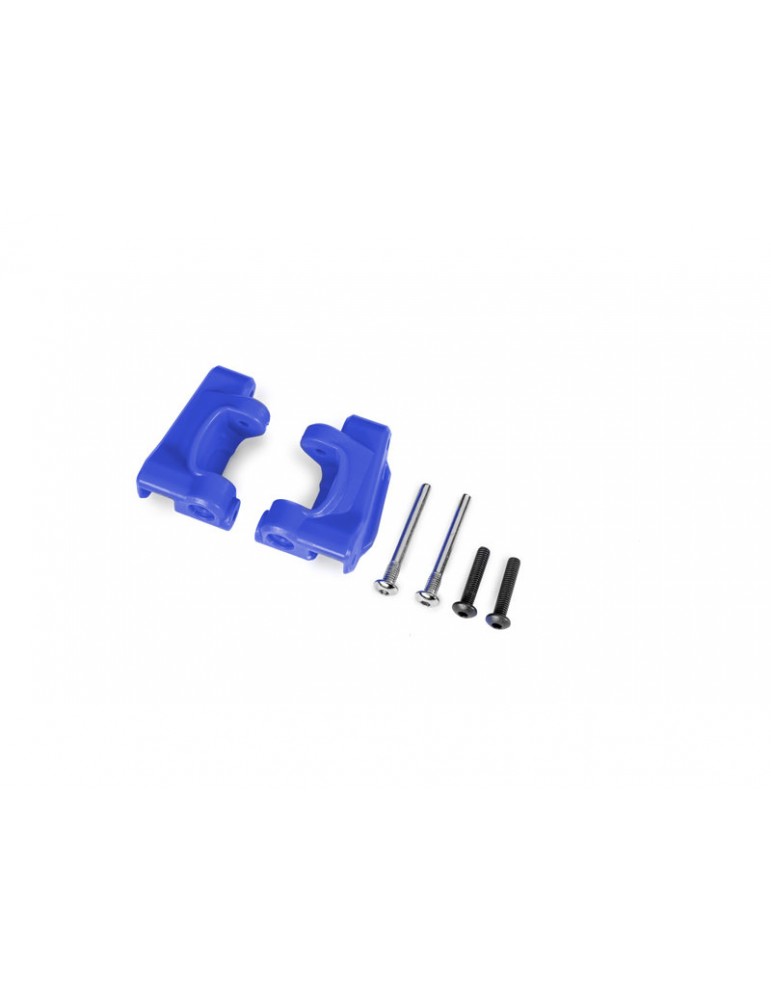 Traxxas Caster blokai (c-hubs), itin tvirti, mėlyni (skirti naudoti su 9182)