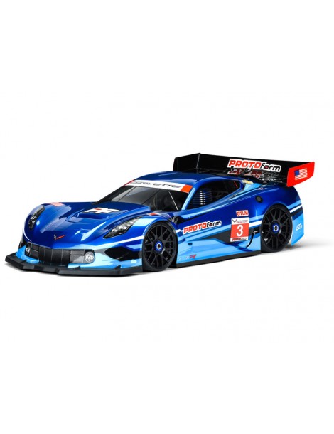 PROTOform kėbulas 1/8 Chevrolet Corvette C7.R: GT (trumpa bazė)