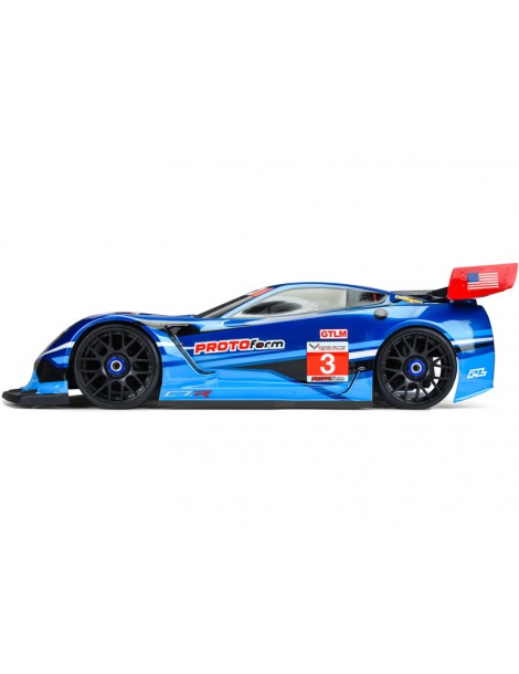 PROTOform kėbulas 1/8 Chevrolet Corvette C7.R: GT (trumpa bazė)