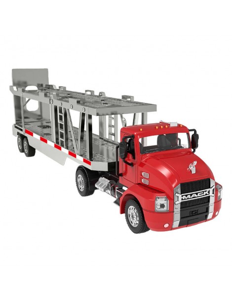 RC sunkvežimis 1:26 Double Eagle (raudonas) (Car Transporter) E583-003
