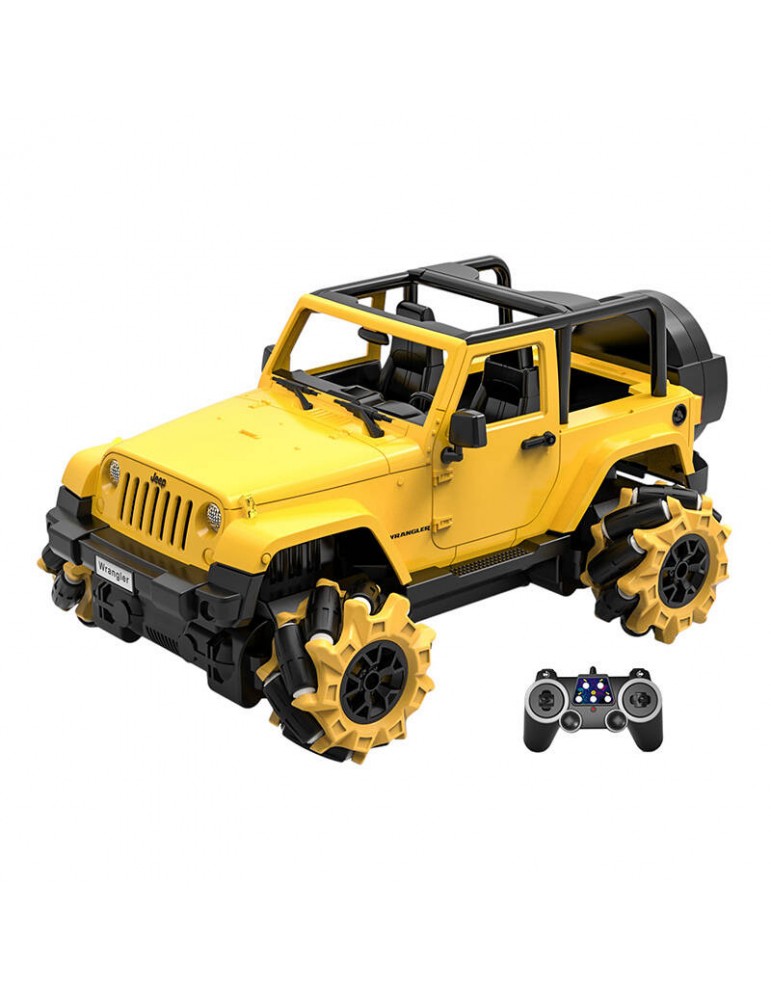 RC automobilis 1:16 Double Eagle (geltonas) Jeep (drift) E348-003