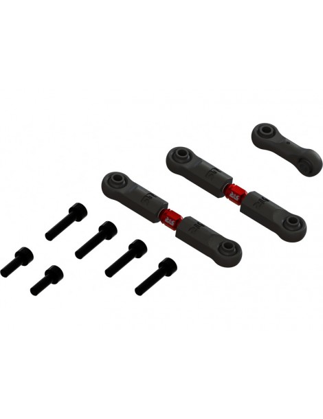 Arrma Aluminum Adjustable Steering Links Set B (2): Grom