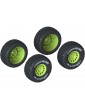 Arrma dBoots FORTRESS Tire Set Glued, Yellow (2)