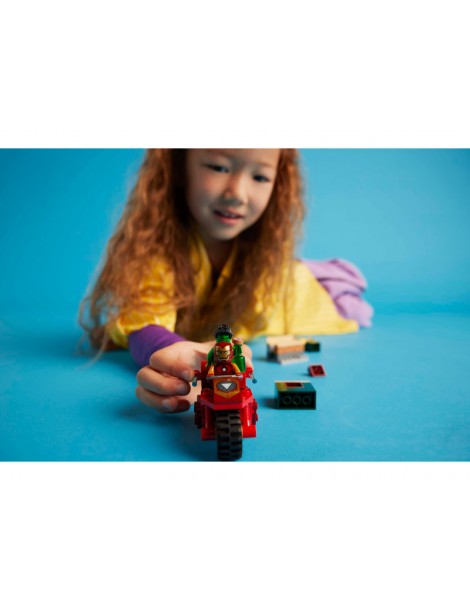 LEGO Marvel - Geležinis žmogus su motociklu ir Halkas