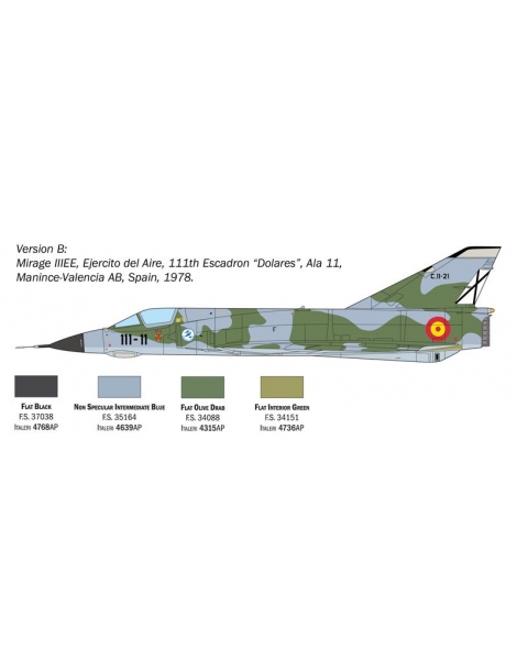 Italeri 1/48 Mirage III E - 2816
