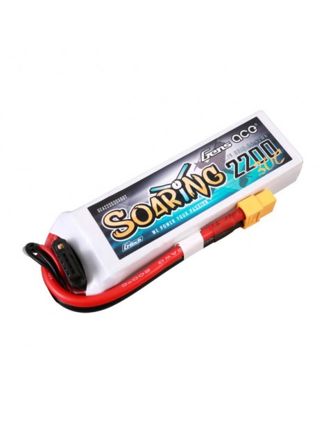 Gens ace G-Tech Soaring 2200mAh 11.1V 30C 3S1P Lipo Batte