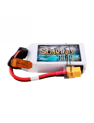 Gens ace G-Tech Soaring 1300mAh 11.1V 30C 3S1P Lipo Battery