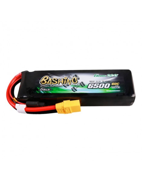 Akumuliatorius LiPo 6500mAh 11.1V 60C 3S XT90 Gens Ace – CyborgShop