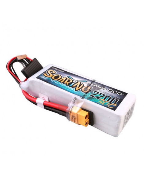 Gens ace G-Tech Soaring 2200mAh 14.8V 30C 4S1P Lipo Akumuliatorius XT60