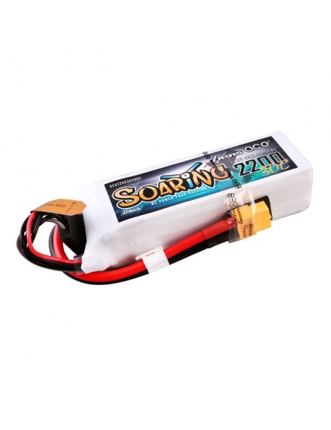 Gens ace G-Tech Soaring 2200mAh 14.8V 30C 4S1P Lipo Akumuliatorius XT60