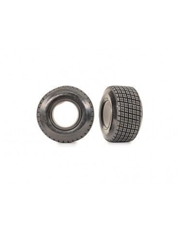 Traxxas Tires 2.2/3.0", Hoosier (2)/ foam inserts (2)