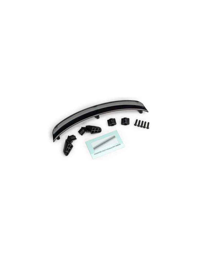 Traxxas Mirrors, side, black/ spoiler (fits 10511)