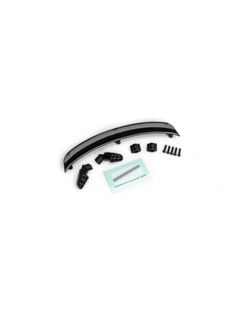 Traxxas Mirrors, side, black/ spoiler (fits 10511)