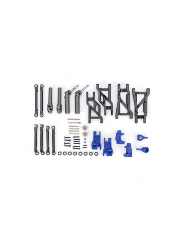 Traxxas Suspension Upgrade Kit, extreme heavy duty, blue (fits Slash 2WD)