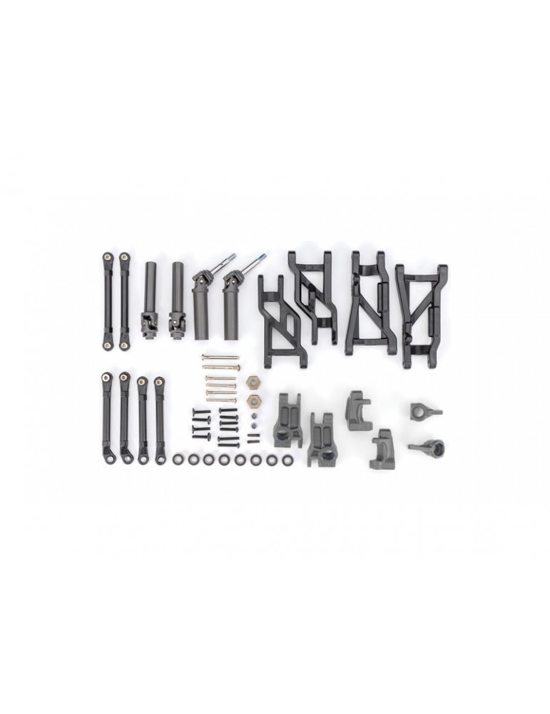 Traxxas Suspension Upgrade Kit, extreme heavy duty, gray (fits Slash 2WD)