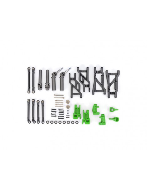 Traxxas Suspension Upgrade Kit, extreme heavy duty, green (fits Slash 2WD)