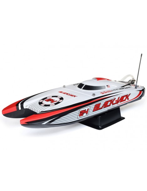 RC Laivas Proboat Blackjack V2 24" BL RTR Vegas Offshore